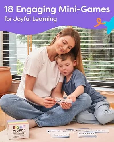 THE BAMBINO TREE Sight Words Flash Cards - Kindergarten to 4th Grade | 300 Jumbo-Size Cards for Early Literacy thumbnail 8