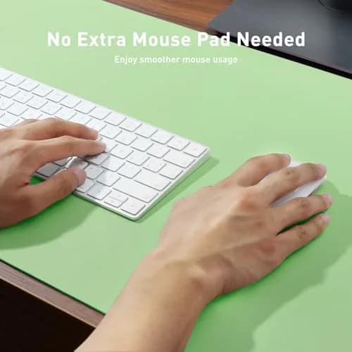 Aothia PU Leather Desk Pad 80cm x 40cm (31.5" x 15.7") | Smooth, Waterproof, Non-Slip Surface for Office and Home thumbnail 4