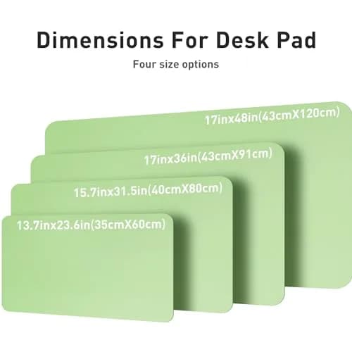 Aothia PU Leather Desk Pad 80cm x 40cm (31.5" x 15.7") | Smooth, Waterproof, Non-Slip Surface for Office and Home thumbnail 6