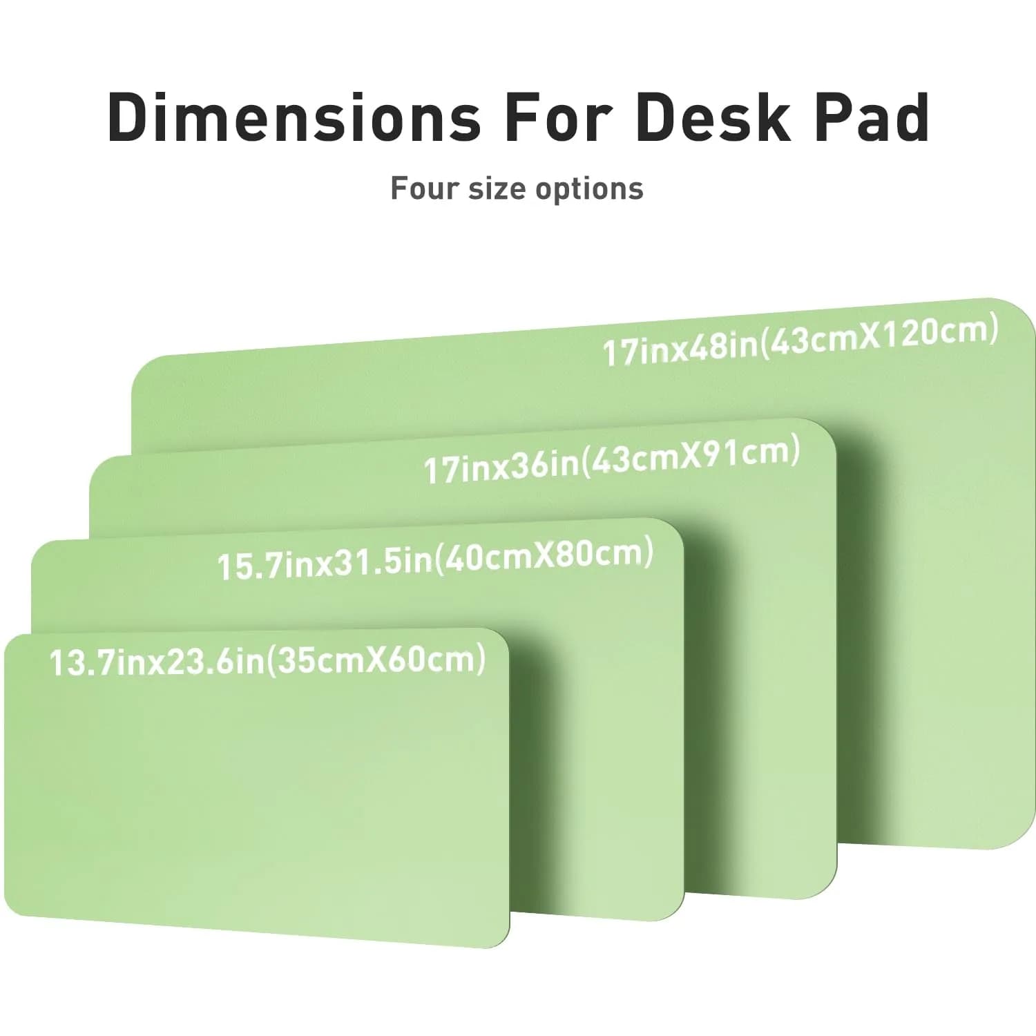 Aothia PU Leather Desk Pad 80cm x 40cm (31.5" x 15.7") | Smooth, Waterproof, Non-Slip Surface for Office and Home - view 6