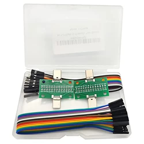 minidodoca USB 3.1 Type-C Male to Female Test Board with 24 Pins & Dupont Wires | 10Gbps Data Transfer thumbnail 3