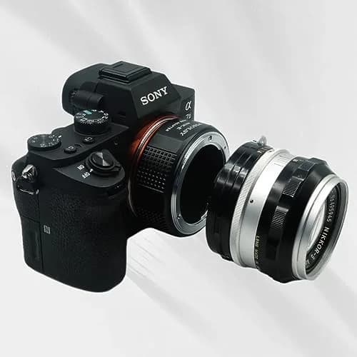 PHOLSY Lens Mount Adapter Compatible with Nikon F Lens and Sony E Camera | Precise Fit, No Image Loss thumbnail 4