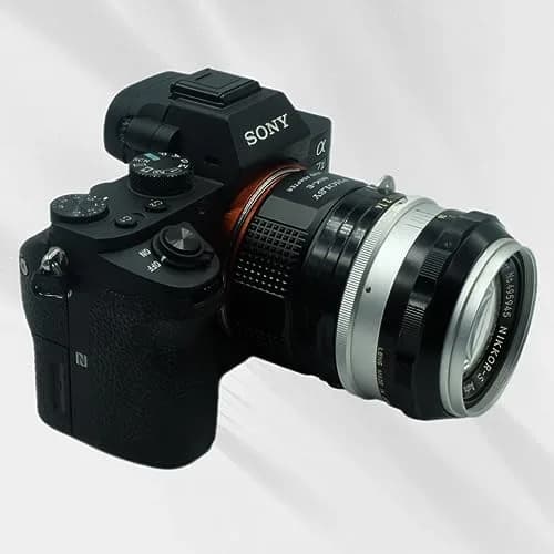 PHOLSY Lens Mount Adapter Compatible with Nikon F Lens and Sony E Camera | Precise Fit, No Image Loss thumbnail 2