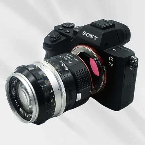 PHOLSY Lens Mount Adapter Compatible with Nikon F Lens and Sony E Camera | Precise Fit, No Image Loss thumbnail 3
