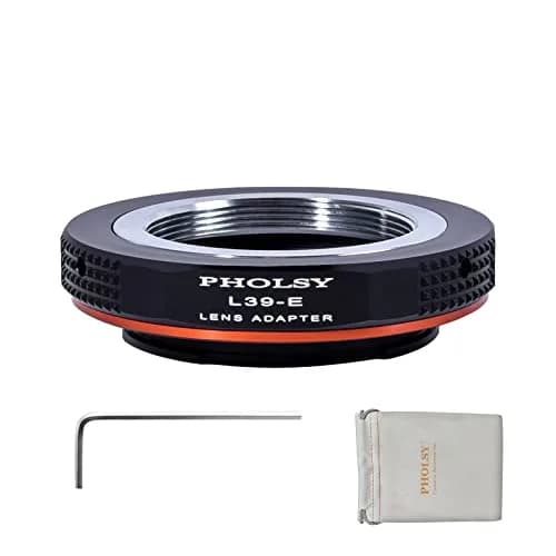 PHOLSY Lens Adapter Compatible with LTM M39 Lens and Sony E Camera | Precise Fit, No Quality Loss (70-120 chars) thumbnail 1