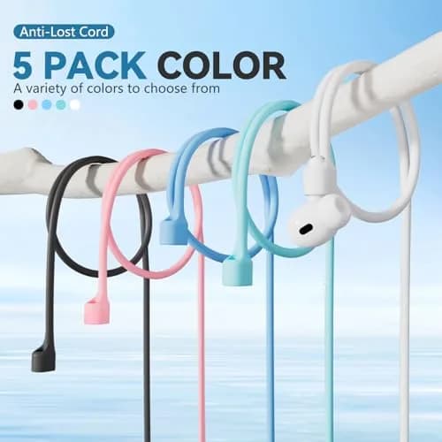 Mooyavia Ultra Strong Magnetic Anti-Lost Strap for AirPods Pro - 5 Pcs | Silicone Neck Lanyard for Wireless Earbuds thumbnail 7