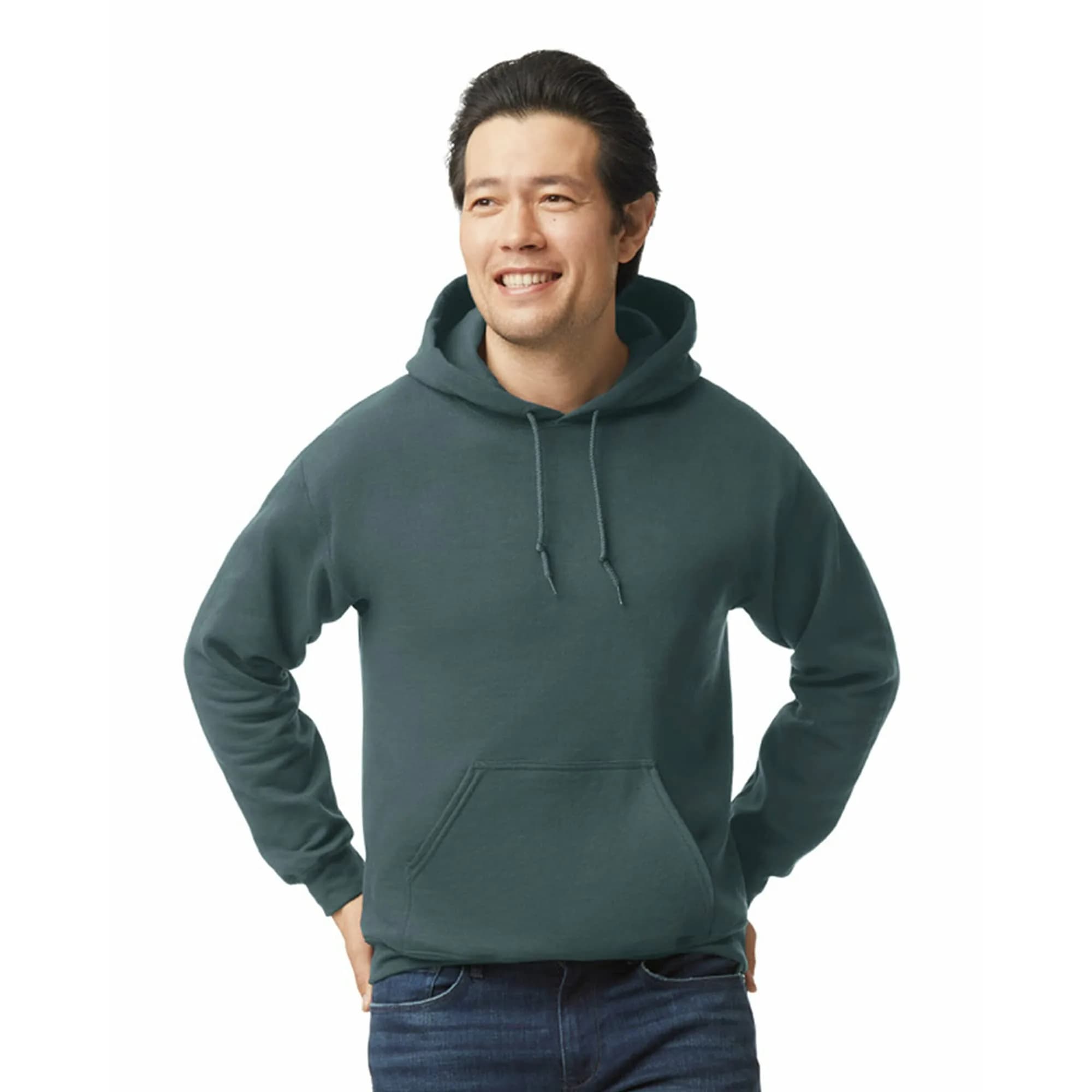 Gildan Fleece Hoodie Sweatshirt Small | Classic Comfort & Durability — Dark Heather / 3X-Large