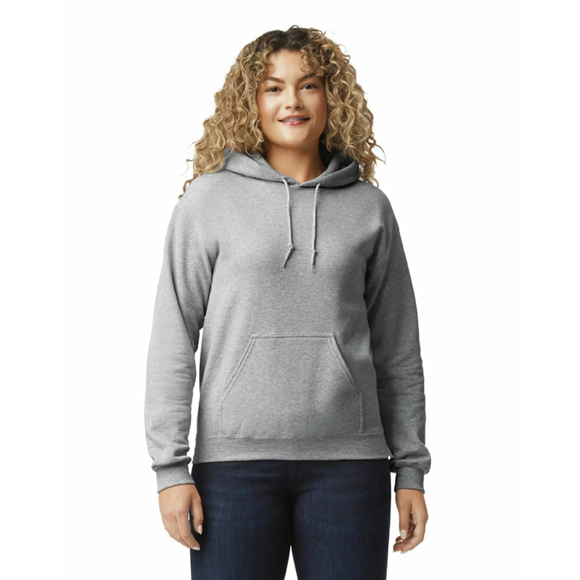 Gildan Fleece Hoodie Sweatshirt Small | Classic Comfort & Durability — Sport Grey / XX-Large