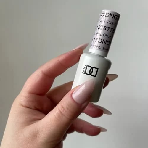 DAISY DND Pink Glaze 0.5 Fl Oz Gel Nail Polish & Lacquer Duo | 3 Week Chip-Free, Air Dry, Vegan & Cruelty-Free thumbnail 2