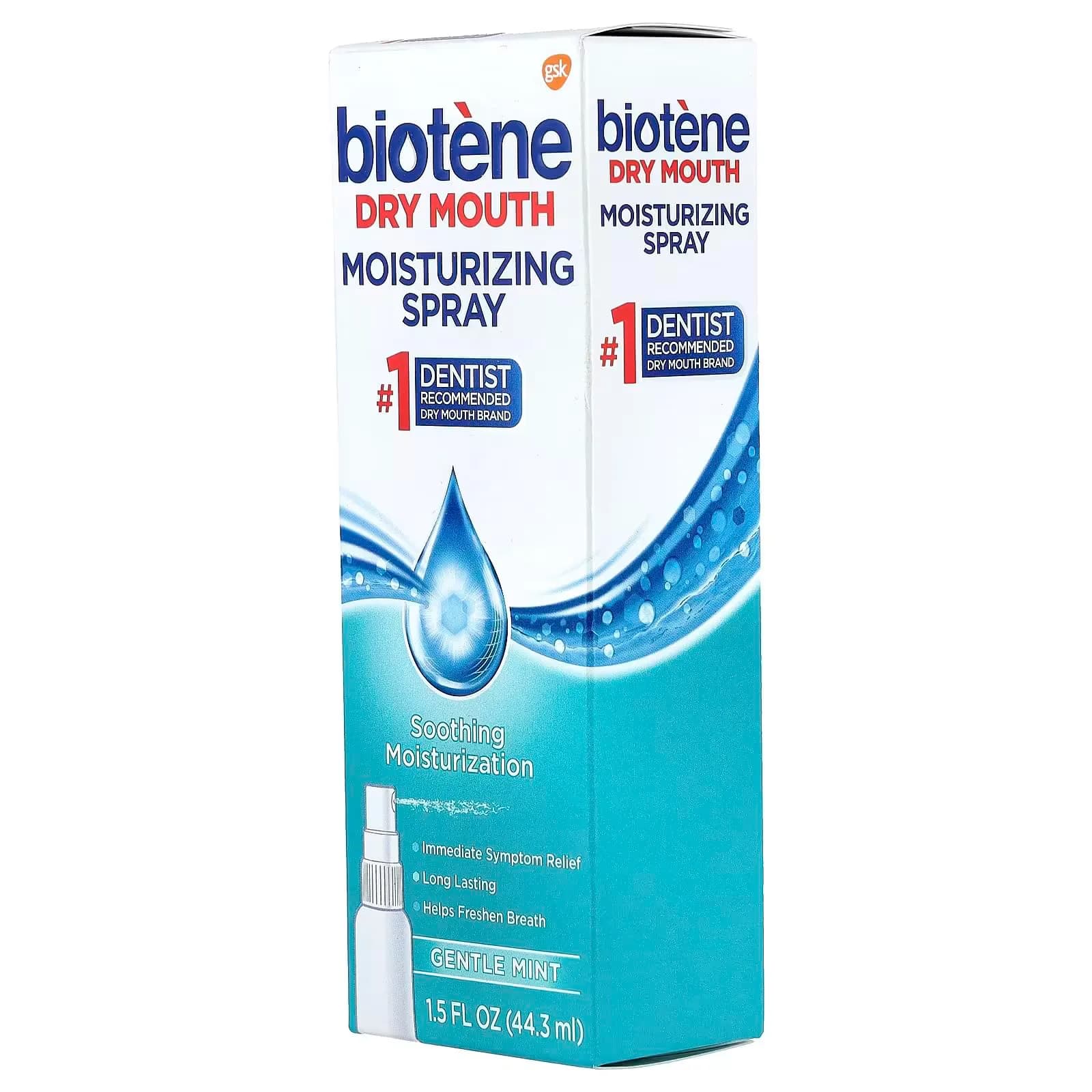 Biotène Gentle Mint Moisturizing Mouth Spray 1.5 Fl Oz (Pack of 3) | Sugar-Free Dry Mouth Relief - view 3