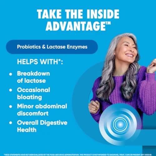 Digestive Advantage Probiotics + Lactase Digestive Enzymes 96ct | Supports Gut & Immunity thumbnail 6