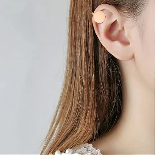 FLYUN Keloid Pressure Earrings 12MM Stainless Steel Non-Pierced Ear Cuff | Lightweight, Hypoallergenic, Daily Wear thumbnail 4