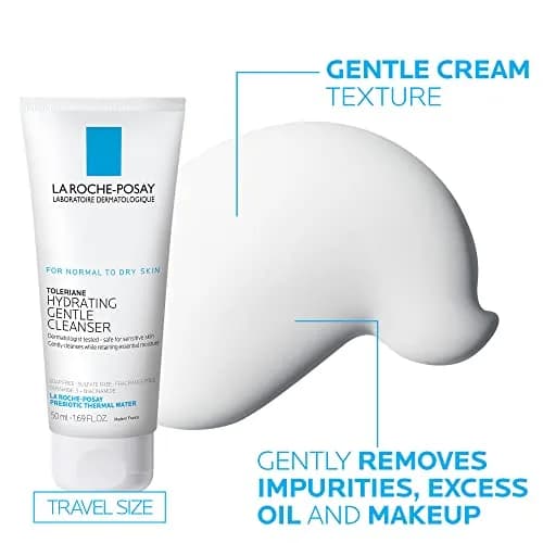 La Roche-Posay Toleriane Double Repair Gentle Skin Care Set, 150ml (5.07 Fl Oz) | Hydrating Cleanser & Moisturizer for Dry Skin thumbnail 5