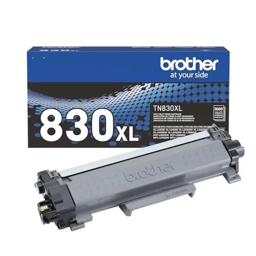 Brother TN830XL Black High Yield Toner Cartridge | Prints up to 3,000 Pages thumbnail 1
