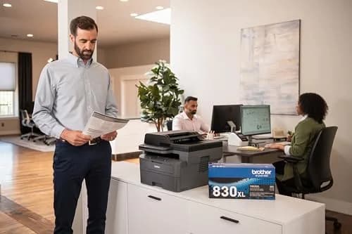 Brother TN830XL Black High Yield Toner Cartridge | Prints up to 3,000 Pages thumbnail 4