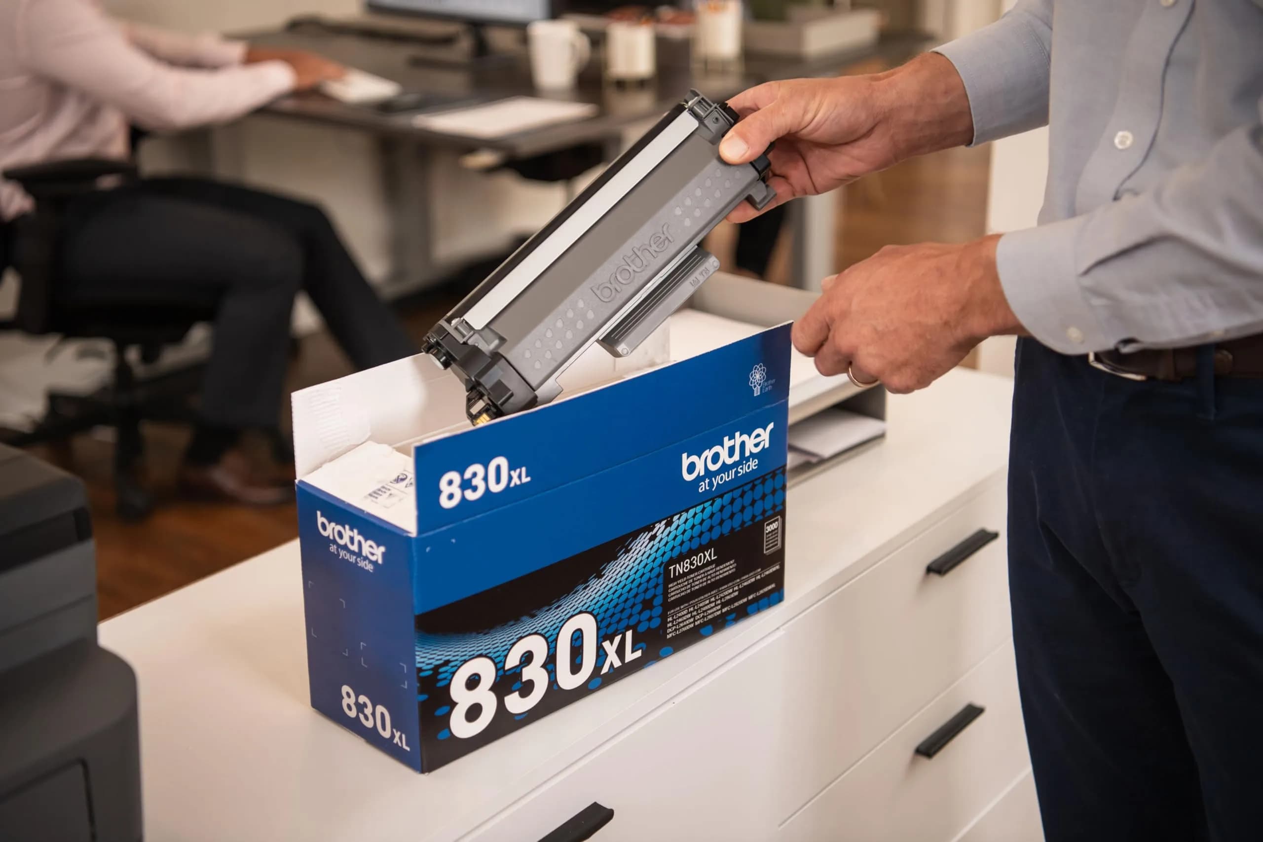 Brother Genuine TN830 High Yield Black Toner Cartridge | Pack of 1 | Up to 3,000 Pages - view 5
