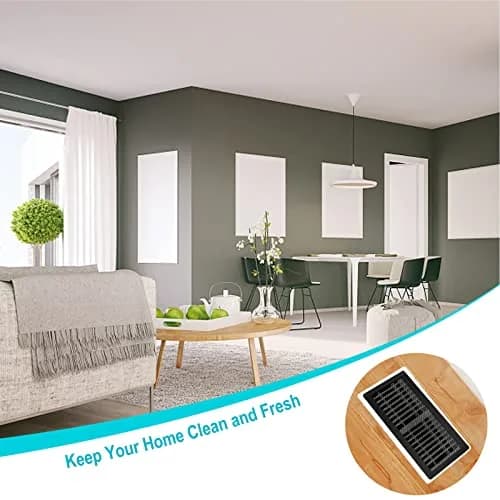 Semola Magnetic Floor Register Vent Covers 4x12 Inch | Mesh Air Vent Filter with Magnetic PVC Frame thumbnail 7