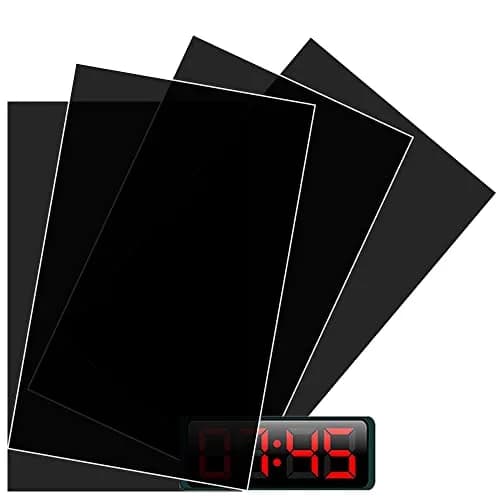 Luenir Light Dimming Stickers 8.2x11.8 in | Light Blocking Film for Electronics, Alarm Clock, Monitor, 4 Pieces thumbnail 1