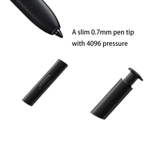 LiXiongBao Galaxy S23 Ultra S Pen Replacement Black | Bluetooth Remote & Pressure Sensitive thumbnail 4