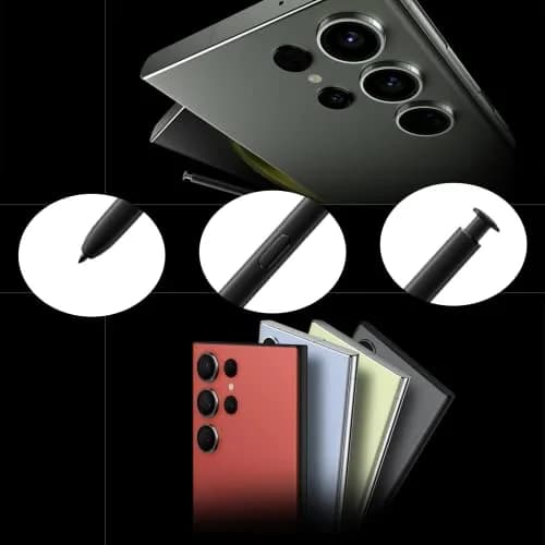 LiXiongBao Galaxy S23 Ultra S Pen Replacement Black | Bluetooth Remote & Pressure Sensitive thumbnail 5