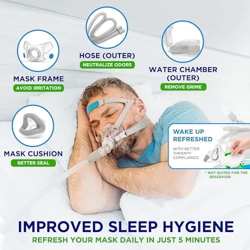 Dura Cleanse CPAP Wipes XL & Moist Unscented CPAP Cleaner 312 Count | Gentle & Effective CPAP Mask Cleaning thumbnail 3