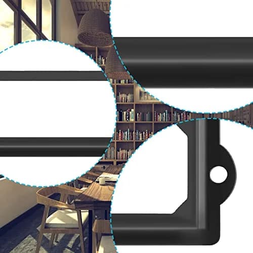 suiwotin Metal Label Holder, 83mm x 30mm | Rustproof, Corrosion Resistant, File Drawer Label Frames thumbnail 4