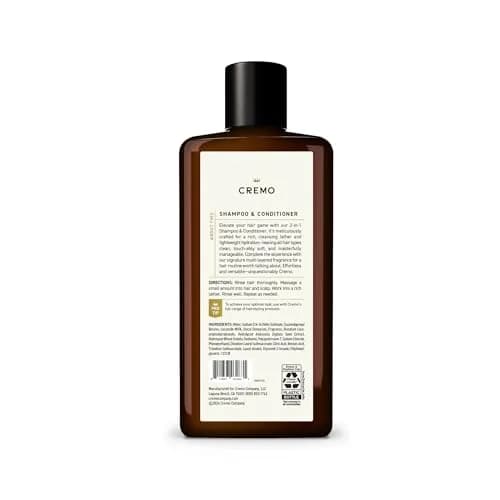 Cremo 2-in-1 Shampoo & Conditioner, Bourbon & Oak, 473ml (16 Fl Oz) | For All Hair Types thumbnail 4
