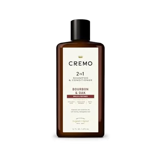 Cremo 2-in-1 Shampoo & Conditioner, Bourbon & Oak, 473ml (16 Fl Oz) | For All Hair Types thumbnail 1