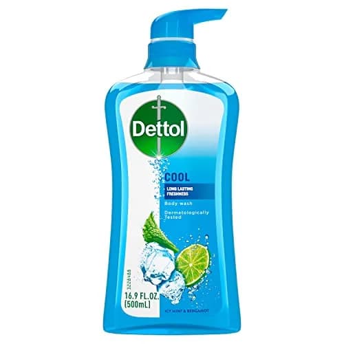 Dettol Cool Body Wash and Shower Gel 16.90 Fl Oz | Refreshing Mint & Bergamot for Active Skin thumbnail 1