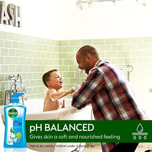 Dettol Cool Body Wash and Shower Gel 16.90 Fl Oz | Refreshing Mint & Bergamot for Active Skin thumbnail 6