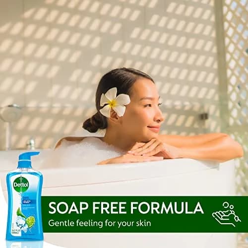 Dettol Cool Body Wash and Shower Gel 16.90 Fl Oz | Refreshing Mint & Bergamot for Active Skin thumbnail 7