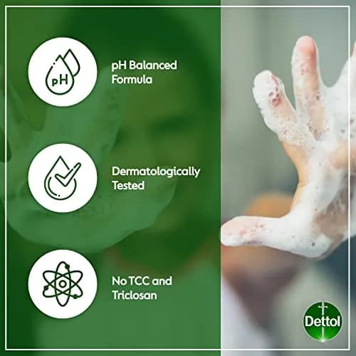Dettol Cool Body Wash and Shower Gel 16.90 Fl Oz | Refreshing Mint & Bergamot for Active Skin thumbnail 4