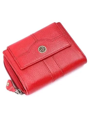 HAMMONDS FLYCATCHER Red Leather Ladies Wallet with 14 Card Slots | RFID Blocking Clutch Purse for Women thumbnail 1