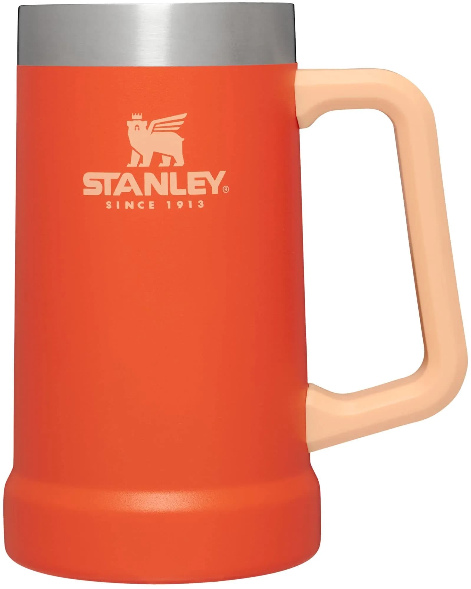 STANLEY Stay-Chill Beer Stein 709ml (24 oz) | Heavy Duty Big Grip Handle | Insulated Stainless Steel Party Mug | Tigerlily - main product image