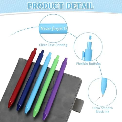 Teling 100 Pcs Inspirational Pens Bulk, Classic Colors, Classic Style | Smooth Writing, Bulk Pack thumbnail 3