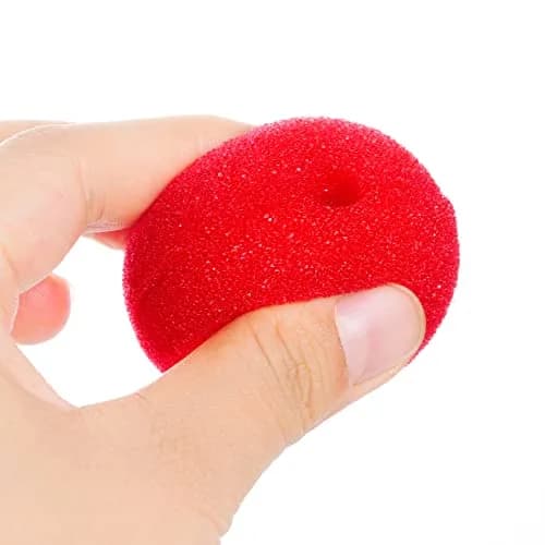 jiebor Red 25PCS Clown Nose Accessories | 5 cm (2 inches) thumbnail 4
