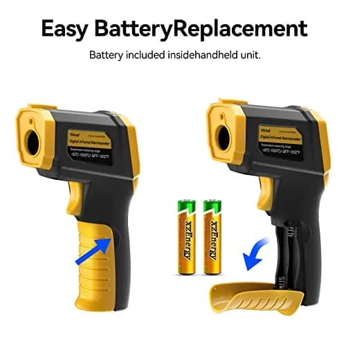 Wintall Infrared Thermometer Laser Temperature Gun -50°C ~ 1000°C ( -58°F ~ 1832°F) | Industrial & Cooking Surface Measurement thumbnail 2