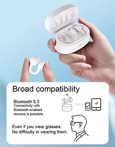 ZOUKAI Open Ear Clip Wireless Earbuds with Bluetooth 5.3 | Safe Listening for Travel & Sports thumbnail 2