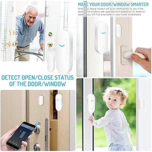 SENCKIT WiFi Door & Window Sensors 3-Pack | Home Security Alarm System with Alexa & Google Compatibility thumbnail 6