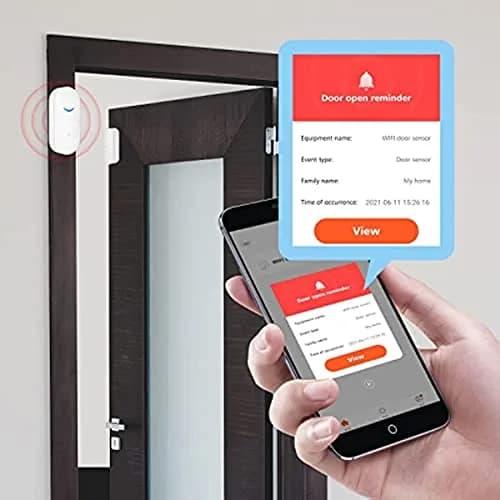 SENCKIT WiFi Door & Window Sensors 3-Pack | Home Security Alarm System with Alexa & Google Compatibility thumbnail 2