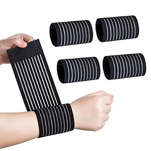 Rbenxia Elastic Wrist Compression Bandage Adjustable Wrist Strap Hand Brace | Support for Wrist Pain & Injury thumbnail 1