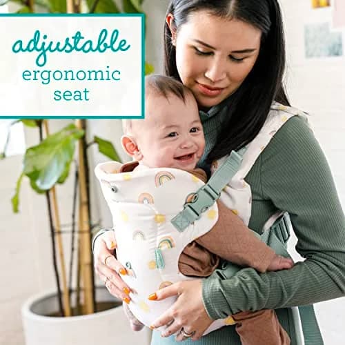 Infantino Flip 4-in-1 Baby Carrier Convertible Ergonomic, Rainbow | Adjustable, 8-32 lbs, 4 Carry Modes thumbnail 5