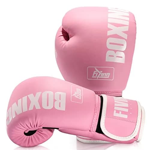 FIVING Pink Boxing Gloves for Women | 10oz MMA & Kickboxing Training (0.45kg) thumbnail 1