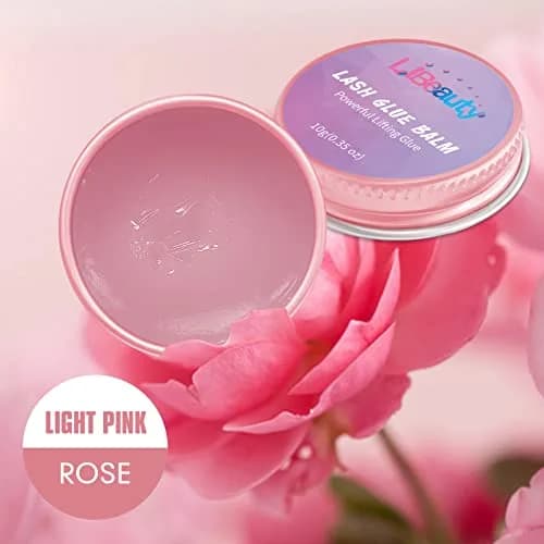 Libeauty Lash Lift Glue Balm Pink Rose 10g (0.35 oz) | Easy Adjustment & Strong Hold for Lashes & Brows thumbnail 7