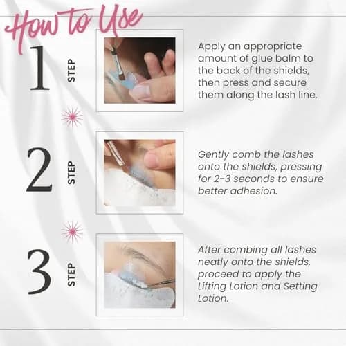 Libeauty Lash Lift Glue Balm 10g (0.35 oz) | Pink Peach Adhesive Wax for Flawless Lash Perms thumbnail 5