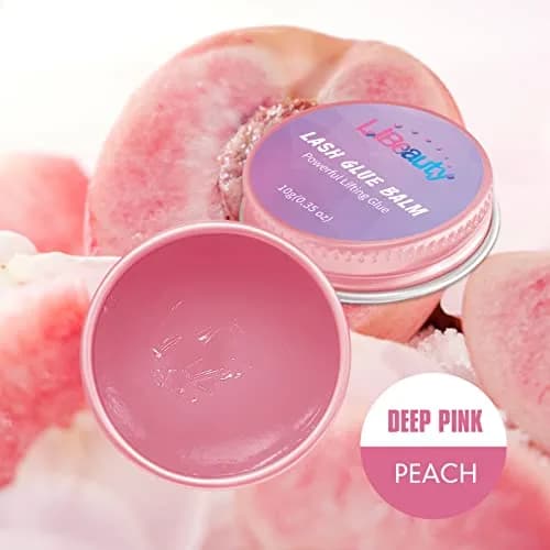 Libeauty Lash Lift Glue Balm 10g (0.35 oz) | Pink Peach Adhesive Wax for Flawless Lash Perms thumbnail 7
