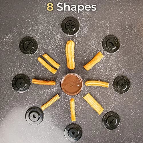 Reifier Churrera Churro Maker Machine - 8 Discs | Easy to Use & Dishwasher Safe thumbnail 6