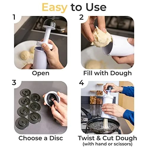 Reifier Churrera Churro Maker Machine - 8 Discs | Easy to Use & Dishwasher Safe thumbnail 3