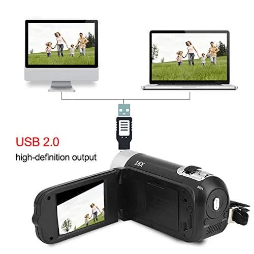 Focket Digital Camcorder 16X Zoom | Compact Video Camera for Teens & Beginners thumbnail 5