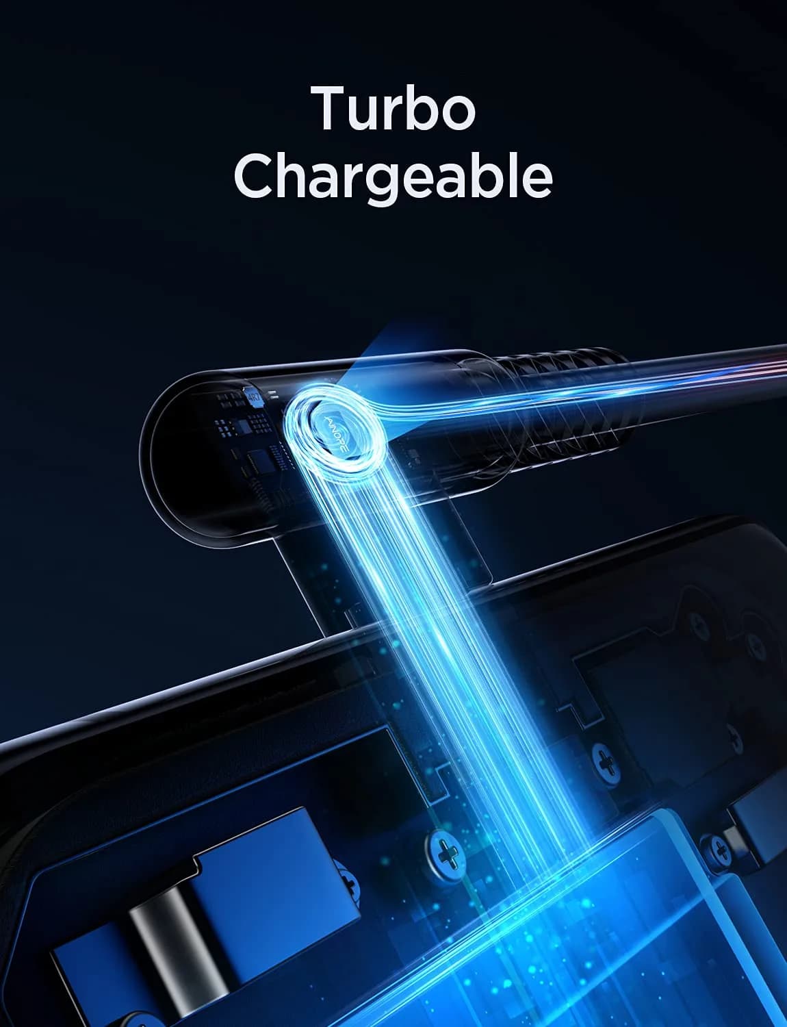 AINOPE Black 10ft+10ft USB C to USB C Cable 60W Right Angle Fast Charging Cable - view 4